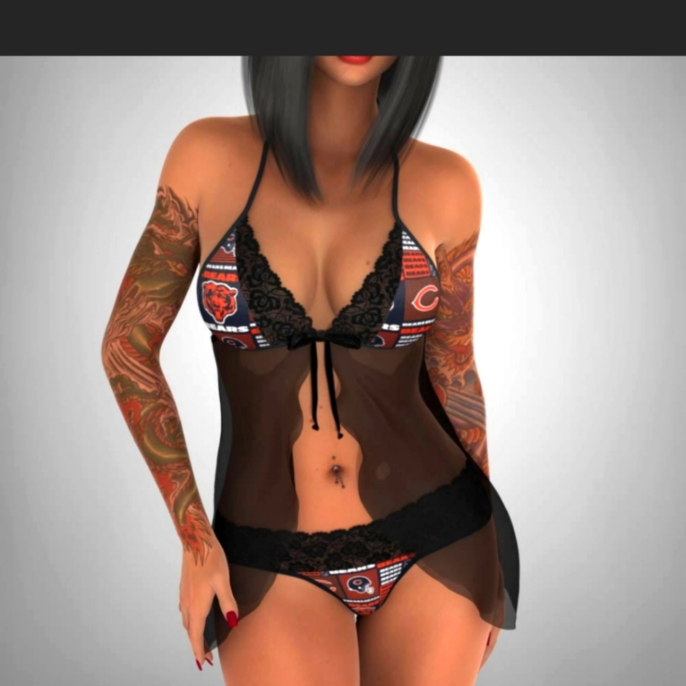 Chicago bears lingerie